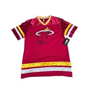 Miami Heat NBA Hockey-Style Tee / Jersey (Size Small) – NEW B27